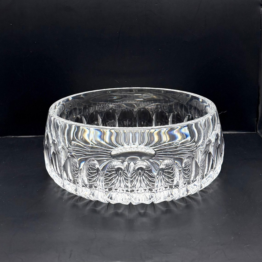 Gorham‎ Kingsbury Collection FUll Lead Crystal 8" Round Bowl